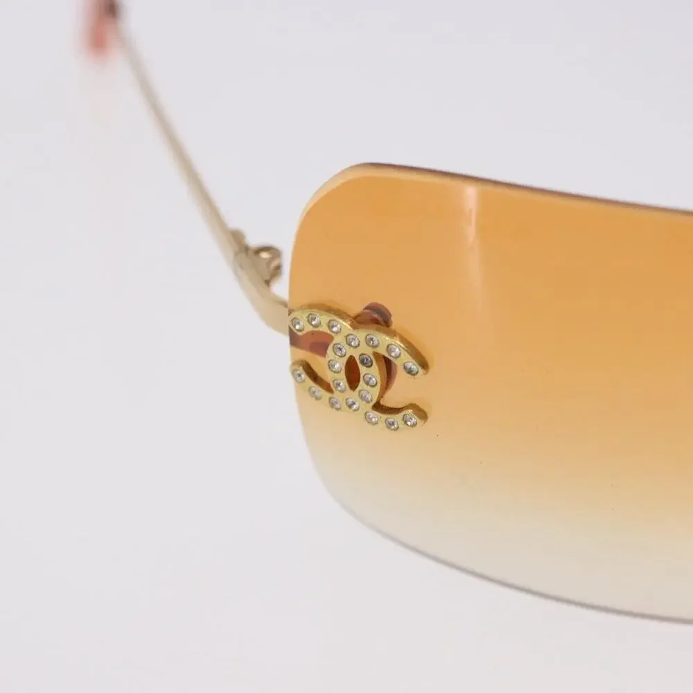 Chanel CC Metal Sunglasses Gold